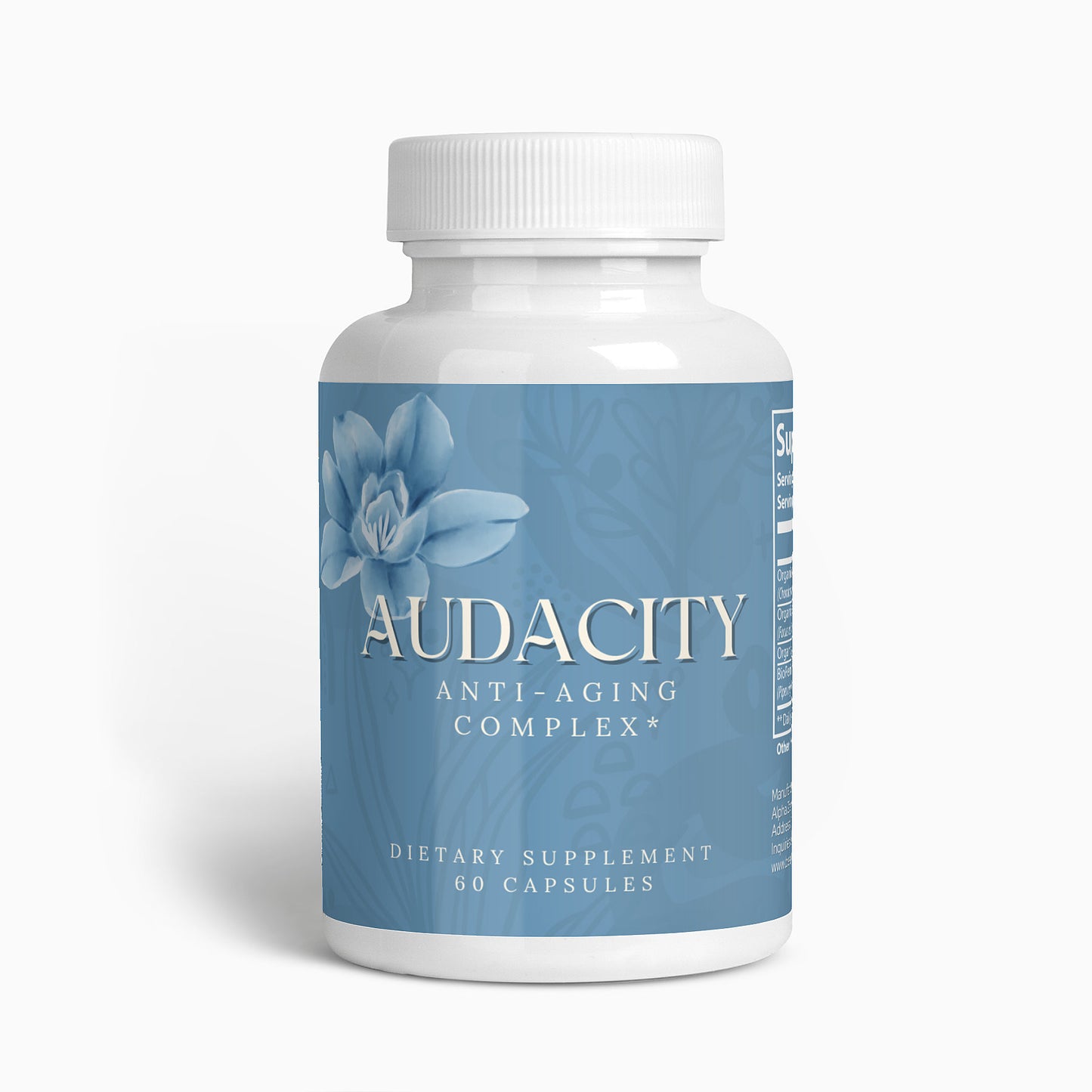Audacity: Bioavailable Anti-Aging Complex with Sea Moss, Bladderwrack, and Burdock