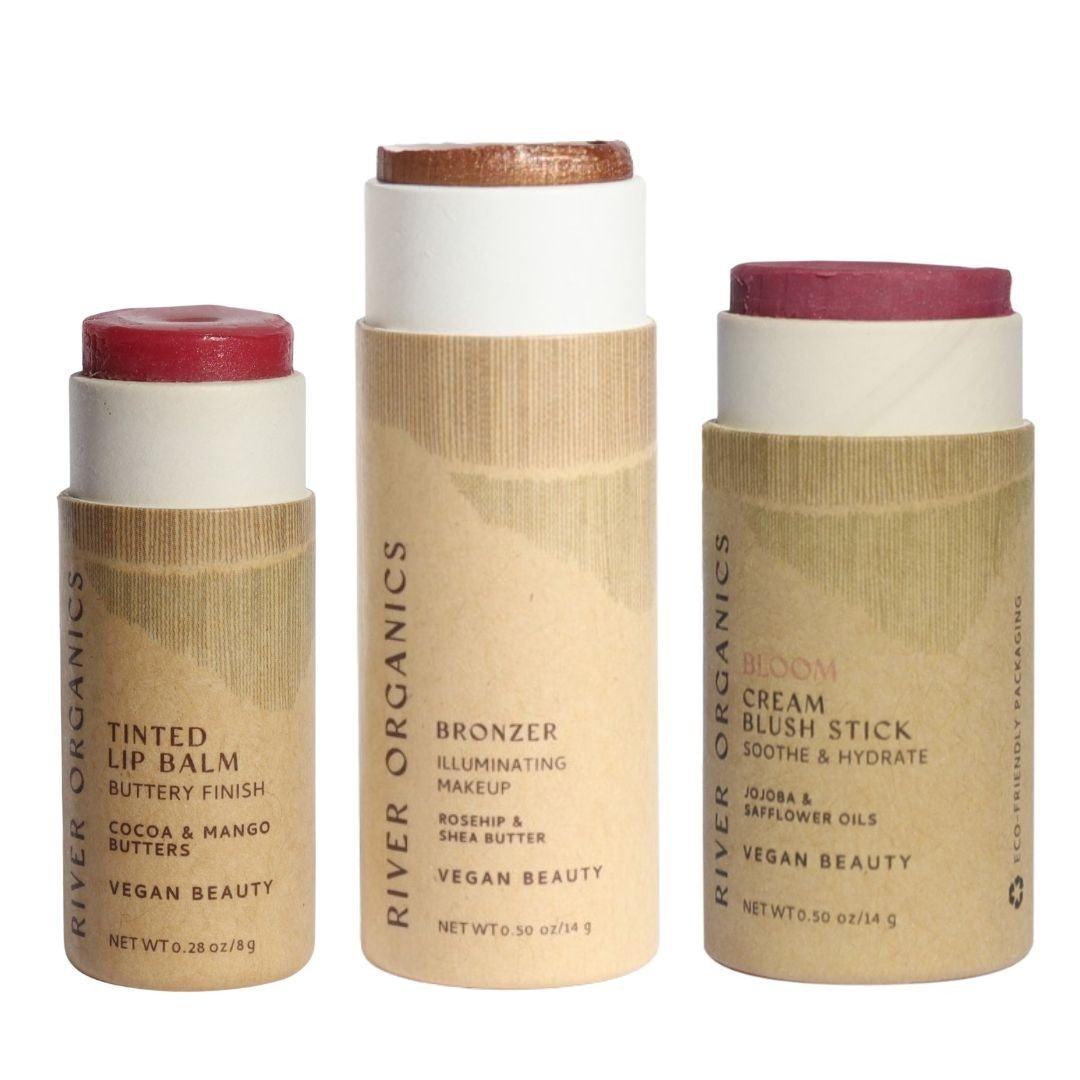 Lip + Highlighter + Blush Set