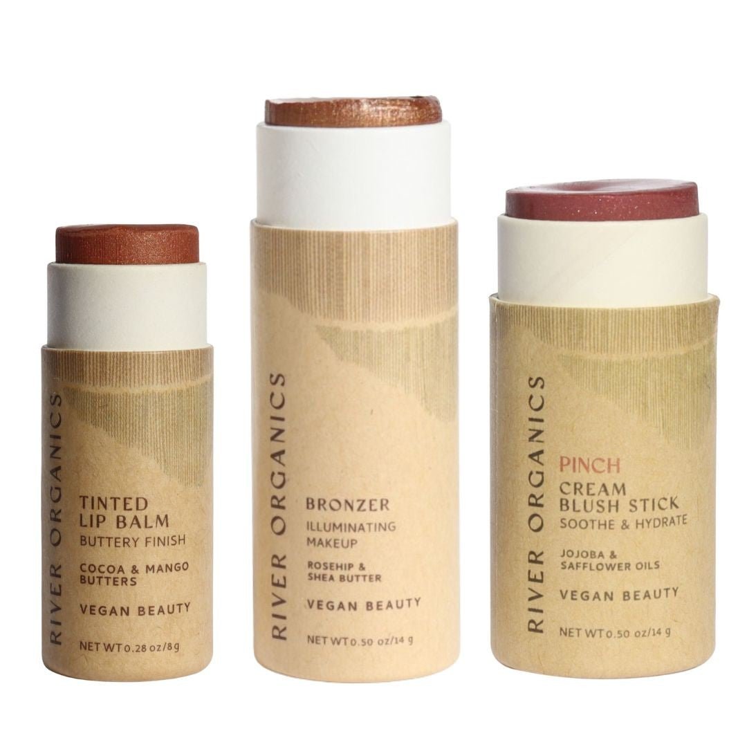 Lip + Highlighter + Blush Set