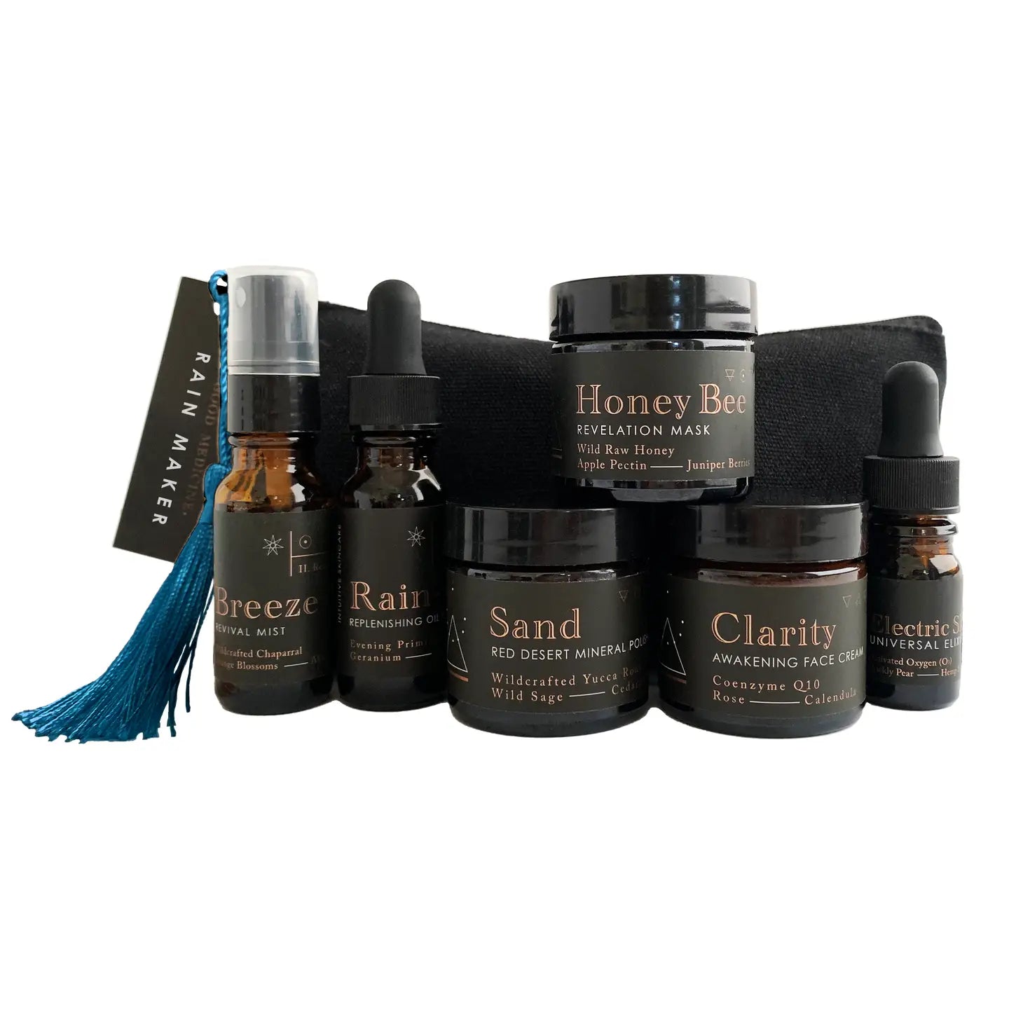 sample size, travel size, sample kit, dry skin, skin care, clean, toxin-free, restore, good medicine, holistic skin care, clean skin, sustainable packaging