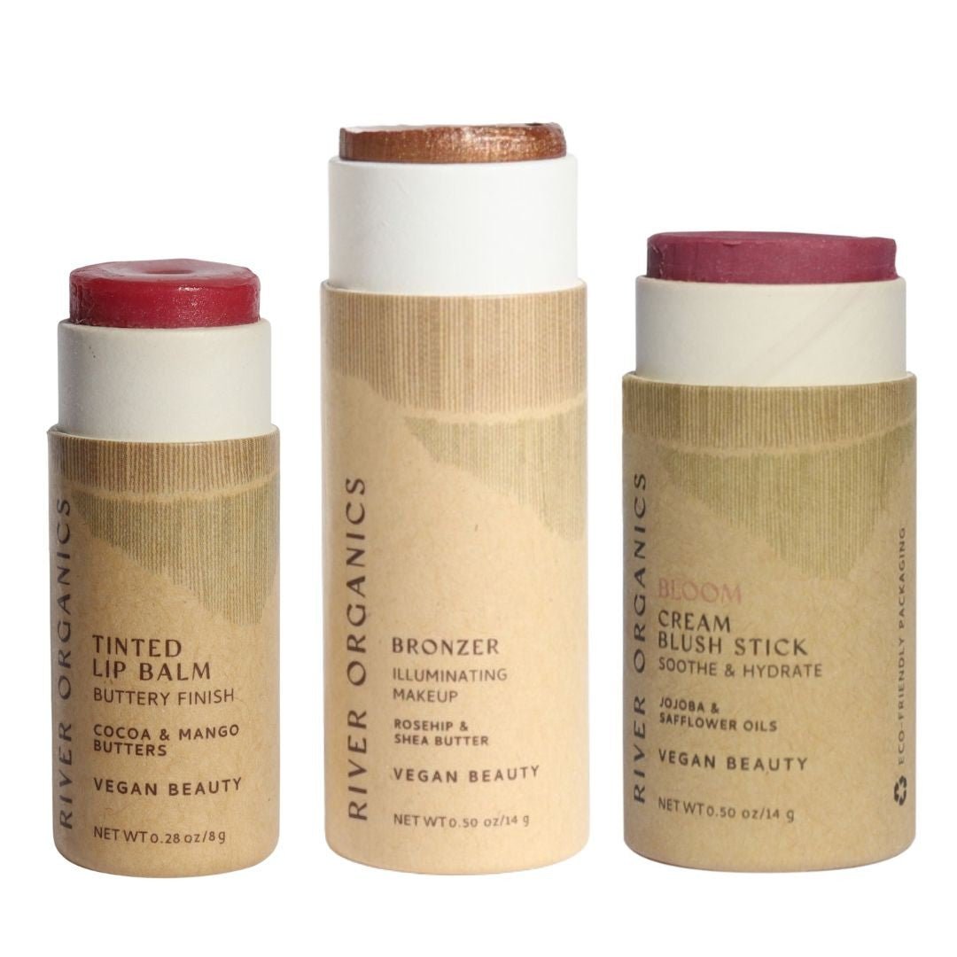 Lip + Highlighter + Blush Set