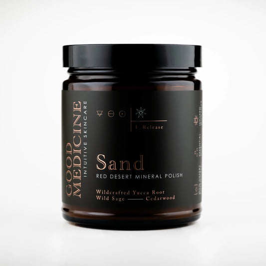 Sand: Red Desert Mineral Polish – Wildcrafted, Organic Exfoliation