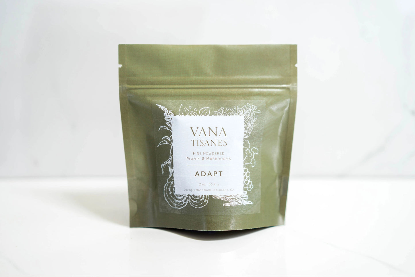 Vana Tisanes: Adapt Fine Plant & Mushroom Powder