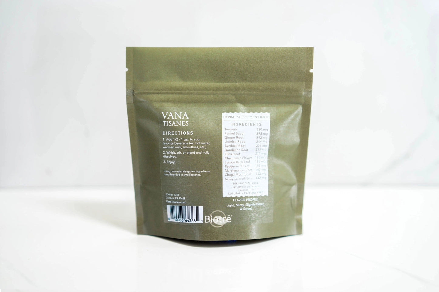 Vana Tisanes: Digest Fine Plant & Mushroom Powder