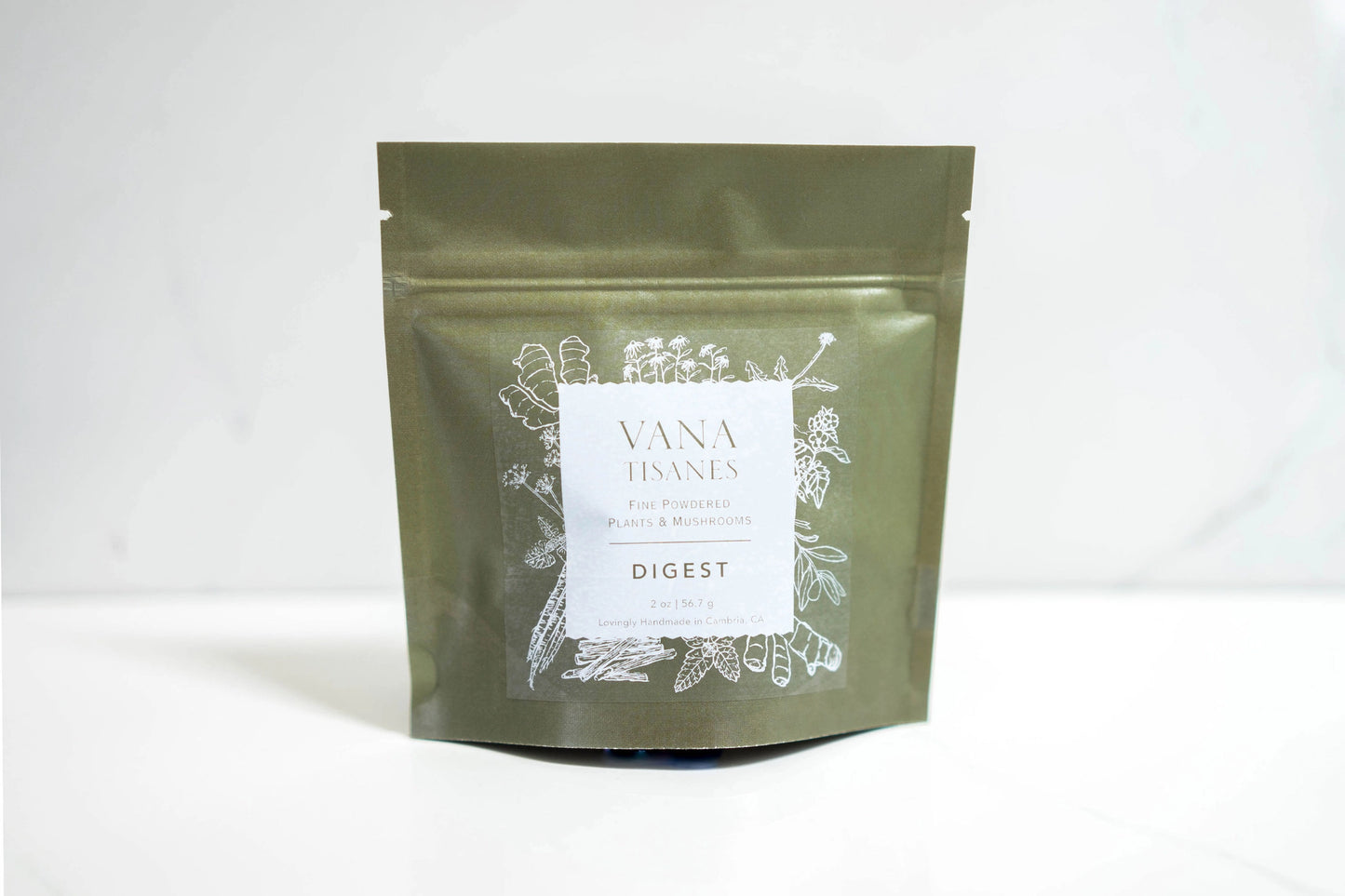 Vana Tisanes: Digest Fine Plant & Mushroom Powder